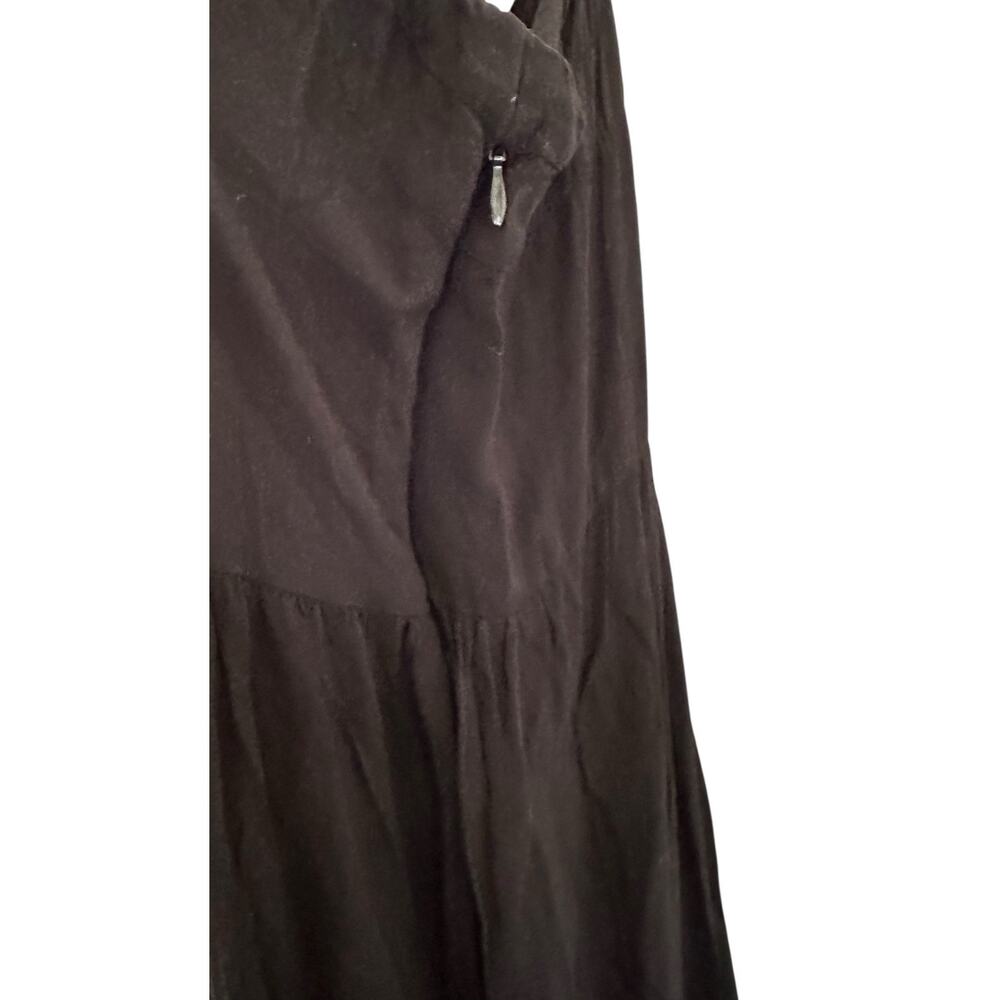Lulus Favorite of the Day Tiered Maxi Dress Women XL Lined Black Boho Beach - Picture 9 of 11
